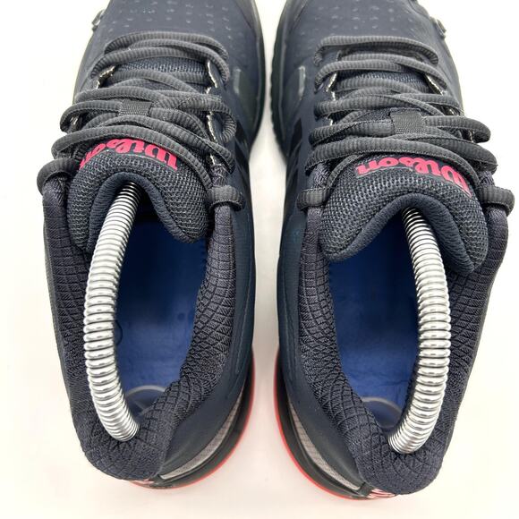 Wilson‎ Tennis Shoes Womens Size 7.5 Navy Red Court Performance Grip WRS325200 - Picture 7 of 9